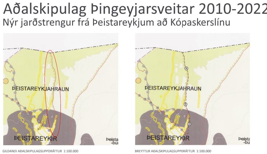 Breyting á Aðalskipulagi Þingeyjarsveitar 2010 - 2022 vegna lagningu jarðstrengs