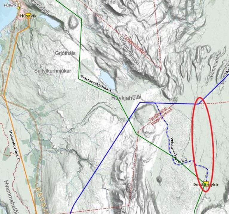 Útgáfa framkvæmdaleyfis vegna jarðstrengs frá Þeistareykjum að Kópaskerslínu