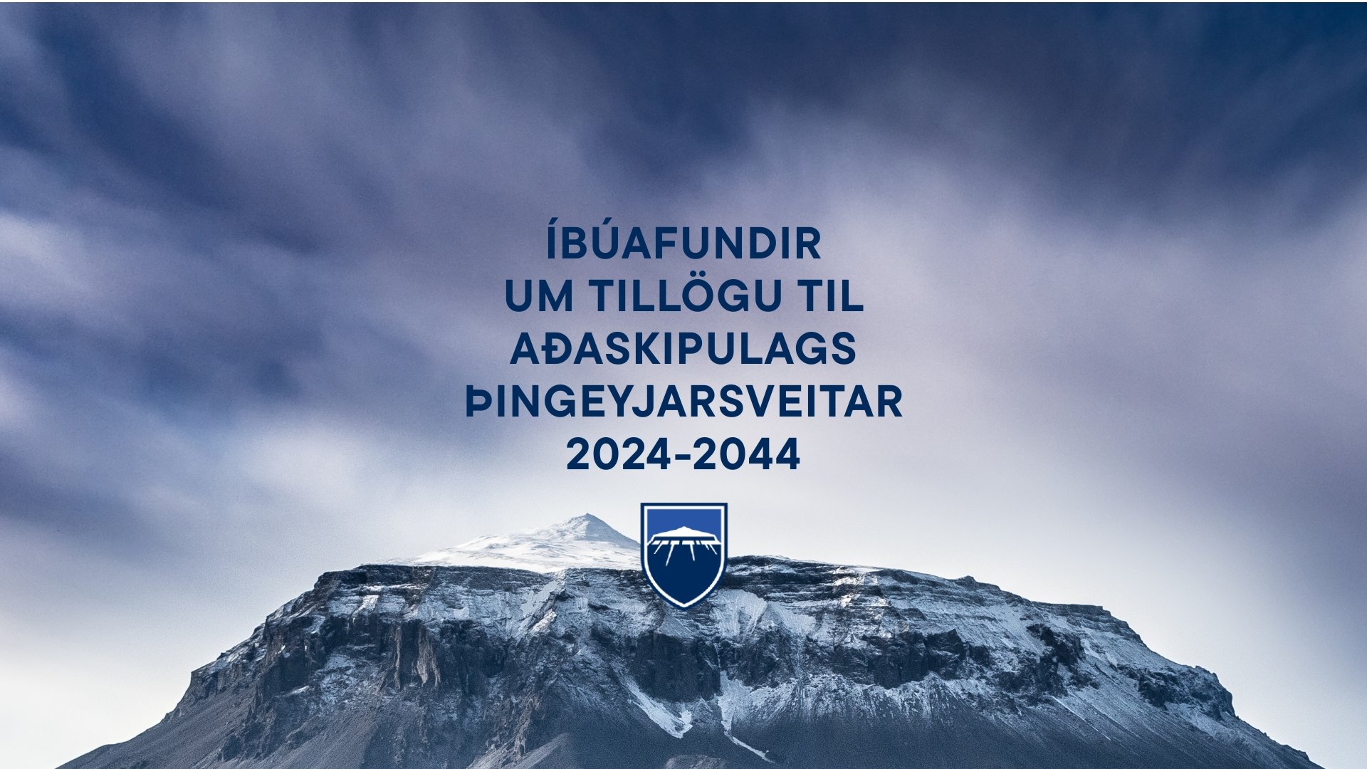 Kynningarfundir um tillögu til aðalskipulags sveitarfélagsins